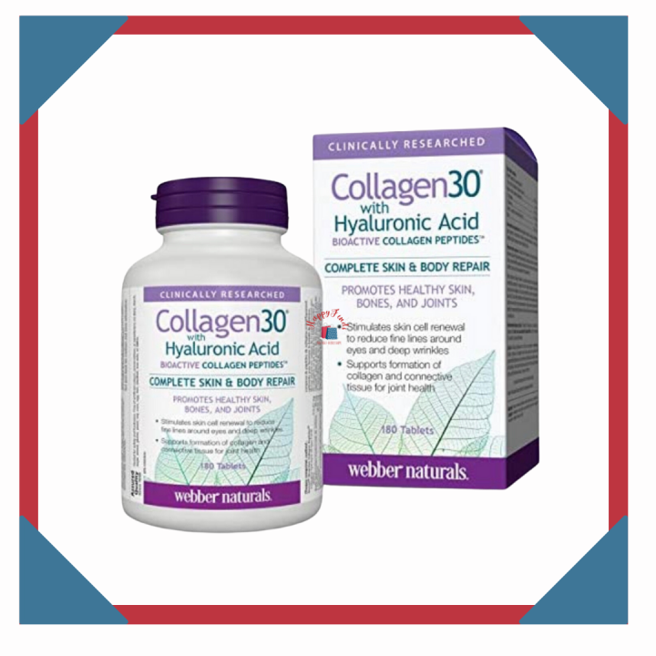 Happy Finds Webber Naturals® Collagen30® With Hyaluronic Acid Bioactive Collagen Peptides 