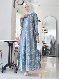 Gamis Nagita Silk Premium Motif Elegan mewah