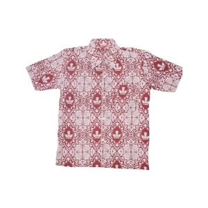 seragam Batik Bunga Bangsa Merah (SD) Lengan pendek