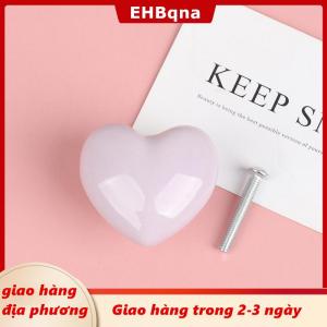 [COD] EHBqna 3PF Ship within 24 hours Tay nắm tủ quần áo bằng gốm cầm tay màu hoạt hình tay nắm ngăn kéo tròn một lỗ