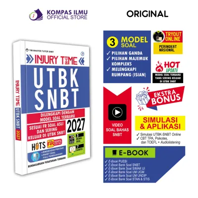 Buku Soal SNBT - BUKU INJURY TIME UTBK SNBT 2027 FULL PEMBAHASAN