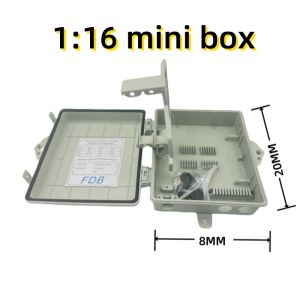 2 in 1 Nap Box 1:16 Fiber Optic PLC Splitter Box and Coupler 24 core FTTH adapter Distribution Box