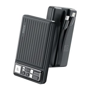 ROCK P92 PD 20W Fast Charge Power Bank With Cable (10000mAh) for iPhone/Samsung/Xiaomi/Oppo/Vivo