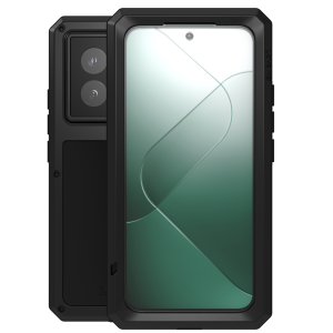 for xiaomi 14 pro Metal Case Outdoor Heavy Duty Rugged Full Body Protection Case Military Bumper Aluminum Metal Shockproof Dustproof Case with Tempered Glass forXiaomi 14 cover