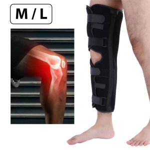 **【Ready Stock】Knee Support Brace Pasca Operasi Pelindung Fraktur Kaki Dekker Penyangga Pelindung Lutut Kaki Dewasa Terapi Kesehatan Post Op**