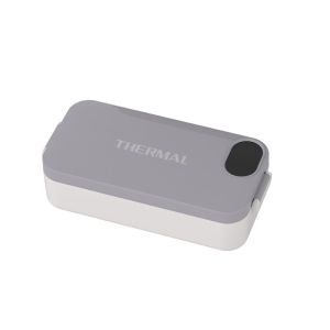 FORTUNESS 900ml Capacity USB Heated Lunch Box Rechargeable Heating Function Food Warmer Portable Removable Inner Container Hot Meal Container Office Use