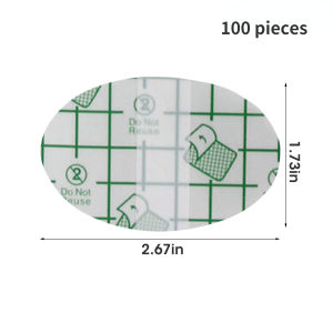 100pcs Baby Waterproof Ear Stickers Bath Swimming Infant Newborn Ear Care Paste(Transparent ) Nursing Ear Past