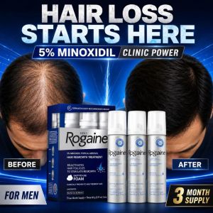 Rogaine Men Minoxidil 5% Foam Hair growth Minoxidil For Hair Loss And Hair growth Topical Treatment