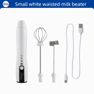 BINCOO ที่คน Pengocok Telur Listrik ที่ผสมเครื่องดื่มขนาดเล็กแบบมือถือที่ชงกาแฟที่กวนเครื่องตีทำฟองเครื่องตีฟองนม