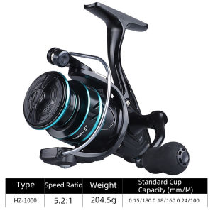 Fishing Reel Metal High Speed Fishing Accessory Set Fishing Reel Spinning Reel Metal Bait Reel