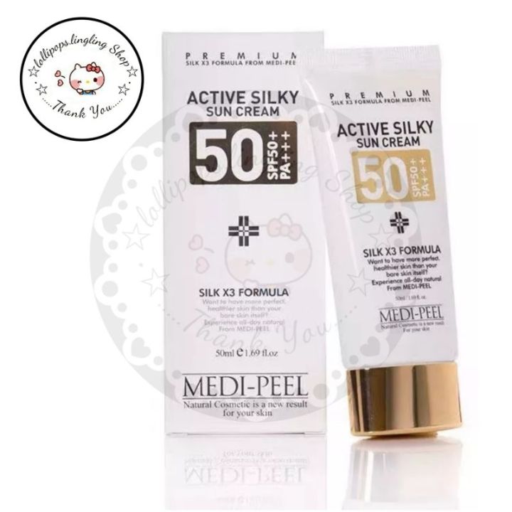 Medi-Peel Active Silky Sun Cream SPF50+ PA+++ 50ml. | Lazada.co.th