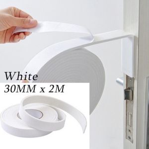 COD【Local Deliver】2m Thicken Self Adhesive Foam Tape Door Sealing Strip Noise Insulation Anti-Collision Window Super Strong EVA Single Side Tape