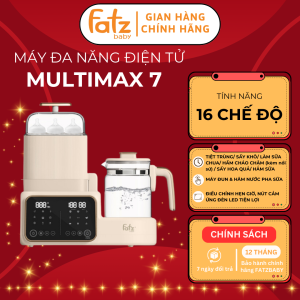 Máy đa năng điện tử FATZ BABY Multimax 7 FB9302TN Đun Hâm nước Tiệt trùng Sấy khô Hâm sữa Hầm cháo