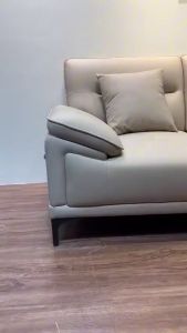 Sofa Băng SMARTHOMES Bọc Da Cao Cấp Phong Cách Bắc Âu Hiện Đại Sang Trọng