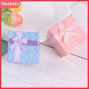 Heabety  10 chiếc bộ Hộp quà đựng trang sức Hộp đóng gói bằng giấy đựng vòng cổ khuyên tai nhẫn
