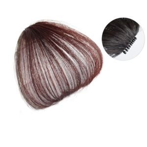 FOUNDTWO Tóc giả tổng hợp Tóc mái 3D Tóc mái thẳng Tua giả Tóc mái giả Vô Hình Dụng cụ tạo kiểu tóc Tóc mái hàng đầu Phụ nữ