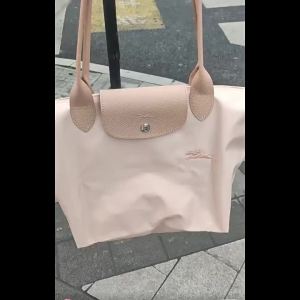 1014 New Longchamps Bag Nylon Embroidered Dumpling Bag Shoulder Bag Handbag Folding Bag Mummy Womens Tote Bag