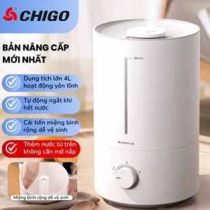 Máy phun sương cấp ẩm máy tạo độ ẩm dung tích lớn 4L 3S phun tự động ngắt điện khi hết nước không ồn phun đều