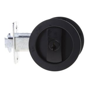 Pocket Door Lock Privacy Round Pocket Door Hardware Sliding Pocket Door Lock for Bed/Bath/Barn Pocket Door Latches