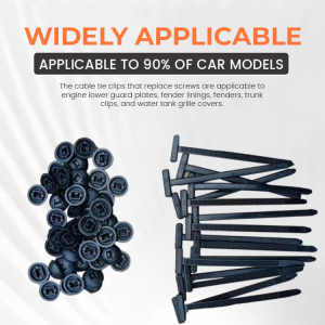 Nylon Universal Cable Tie Buckle Heavy Duty Self-Locking Nylon Cable Tie Fastener Suitable for Daily Car Maintenance尼龙通用扎带扣