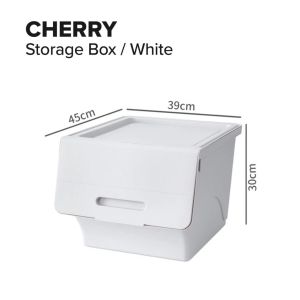 JIJI.SG Bundle Cherry Stackable Storage Organizer Home Container Drawers Lid