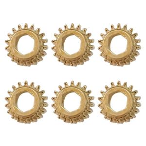 6PCS Classical Guitar Tuning Gears Iron Gear Machine Heads Gears Perfect for String Adjustment and Shaft Replacement
