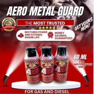 PB AERO METAL GUARD 60ml FOR ALL MOTORCYCLE ANTI-SMOKE BELCHING EXTREME ENGINE TREATMENT & METAL PROTECTOR