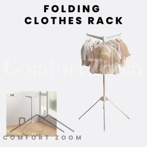 Folding Clothes Rack Space-saving Clothes Rack Portable Folding Clothes Rack with Flexible Arm for Space-saving