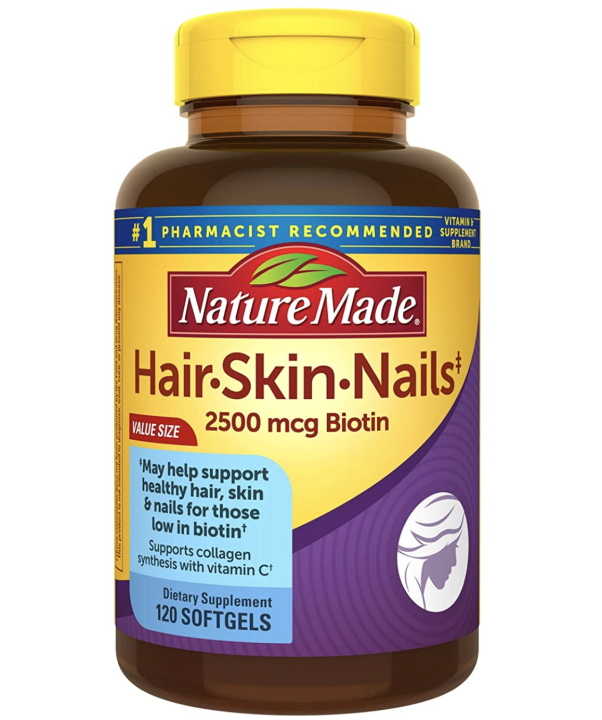 Nature Made Hair Skin And Nails With Biotin 2500 Mcg, Dietary ...