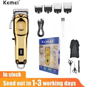 Kemei Mens Electric Hair Clipper Charging Shaver Wireless USB Charging Original KM-2628