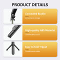 Portable 4 IN 1 Wireless Bluetooth Adjustable Selfie Stick Tripod With LED Light Stand Compatible With Any Phone. 