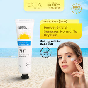 ERHA Sunscreen Perfect Shield SPF30/PA++ - Sunscreen Sunblock Tabir Surya + Aloe Vera dan Vitamin E