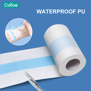 Cofoe Waterproof Medical Tape Transparent Wound Dressing Surgical Tape Roll Gauze Plaster Wide PU Film Band Aids Breathable Medical Plaster Adhesive Tape