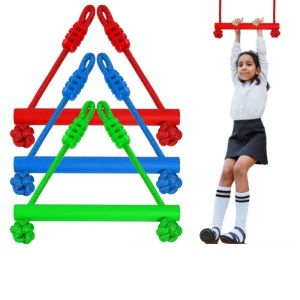 YOUSHI TOP Fun Kids Hanging Bars Toys Sturdy Horizontal Monkey Bars Durable Play Equipment Slackline Swing Bars Children