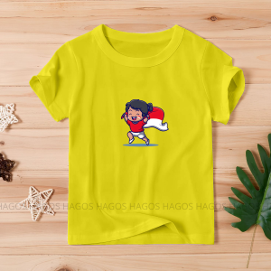 17 agustus merdeka baju kaos anak lengan pendek katun umur 4 tahun
