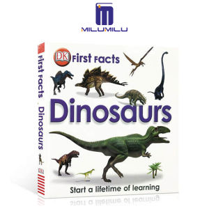 ข้อเท็จจริงแรกไดโนเสาร์ปกแข็งโดย D.k. เผยแพร่หนังสือภาษาอังกฤษต้นฉบับ