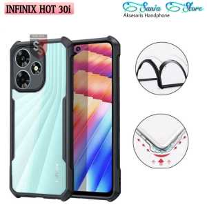 Case Infinix Hot 30i Casing Shockproff Camera Protection Transparan