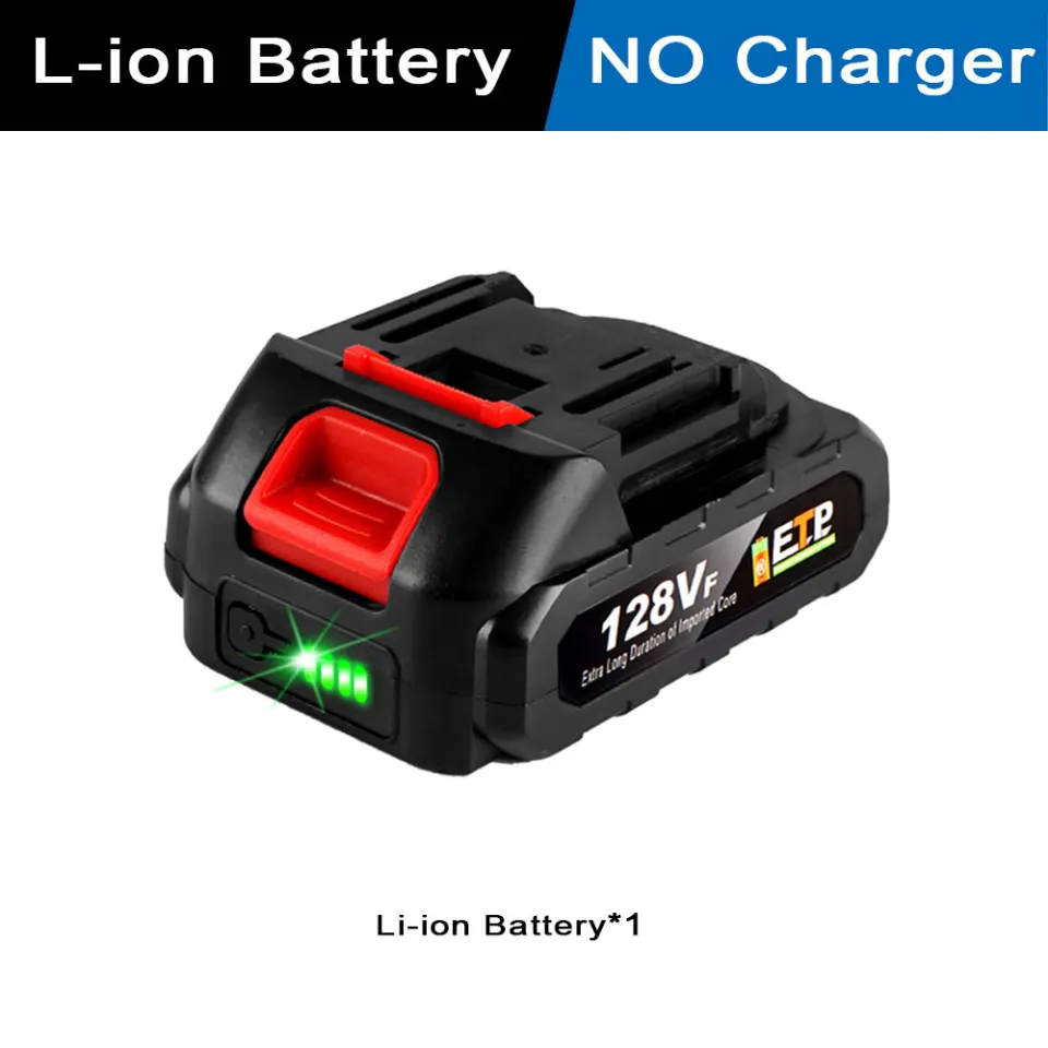 128VF High Quality Rechargeable 18V Lithium Ion Battery+Charger