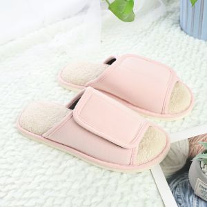 XueChur Women Men Diabetic Slippers Arthritis Edema Adjustable Closure Memory Foam House Shoes Pregnant womens slippers Open Toe Extra Wide Elderly indoor slippers