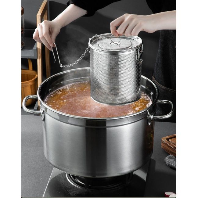 GIỎ ĐỰNG GIA VỊ,GIỎ LỌC GIA VỊ NHÚNG NỒI INOX CAO CẤP 304 KHÔNG GỈ TIỆN ...