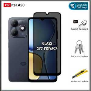 Paket Itel A90 Tempered Glass Anti Spy PRIVACY