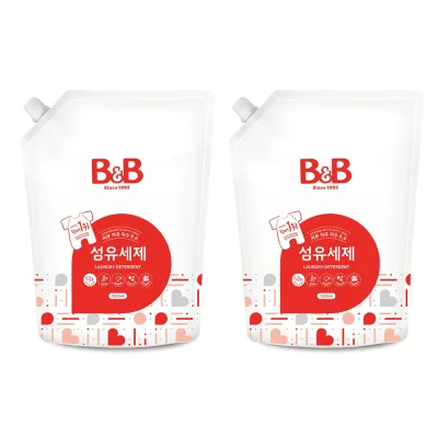 B&B Laundry Detergent Bottle and Refill (1500ml)