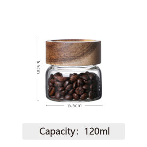 OMK Hộp Đựng Thực Phẩm Hộp Kín Hộp Đựng Hạt Cà Phê Kín Khí Hộp Đựng Trà Hộp Đựng Thực Phẩm Bộ Đựng Lọ Thủy Tinh Kín Gió Lọ Thủy Tinh Hộp Đựng Lọ Thủy Tinh Với Nắp Tre