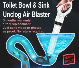 Toilet & Sink Unclog Air Blaster