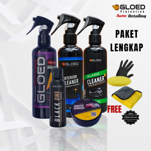 Paket Perawatan Mobil Gloed Professional: Pengkilap Warna Pembersih Interior & Jamur Penghitam Body