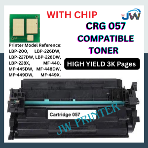 Compatible Canon 057 057H ( WITHOUT CHIP ) HIGH YIELD Toner for LBP226dw LBP228x imageCLASS MF445dw MF449x Printer