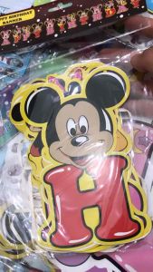 Banner Ultah Anak Karakter Besar Cutting Laser