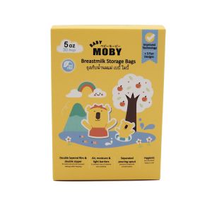 BABY MOBY BREASTMILK STORAGE BAGS 150ml / 5oz (30 bags)