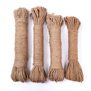 Pattey  เชือกป่าน เชือกป่านถักมือ ตกแต่งโครงปีนแมวDIY ที่ลับเล็บแมว 10/20m วัสดุเครื่องประดับกรอบปีนแมว