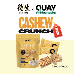 Quay Athlesnacks Cashew Crunch (150G) - Healthy Snacks / Quay Wholefoods / Teck Sang